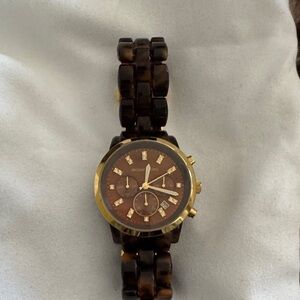 Michael Kors Brown and Gold Women's Watch